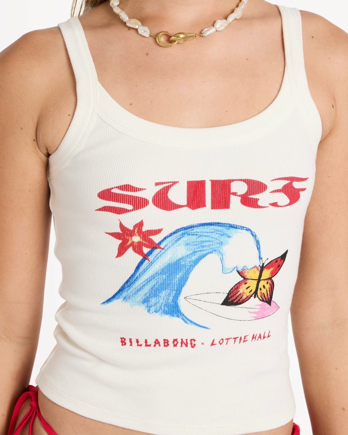 Billabong Women's Lottie Hall Tank - Salt Crystal