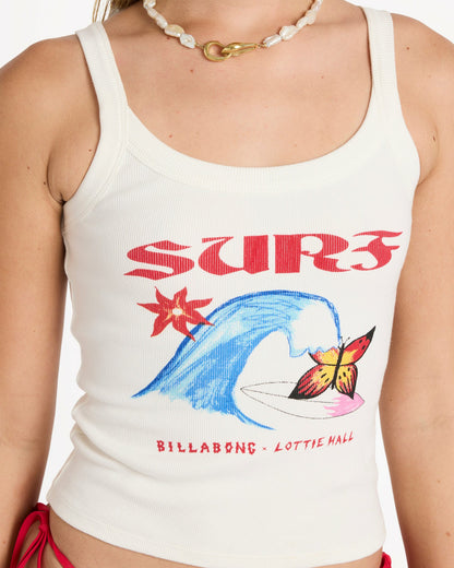 Billabong Women's Lottie Hall Tank - Salt Crystal