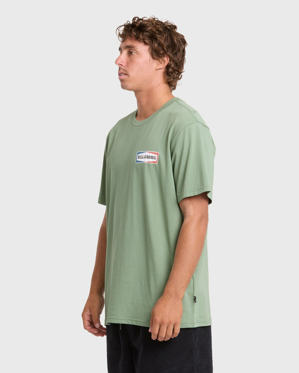 Billabong Men's Walled Premium Short Sleeve Knit T-Shirt - Hedge Green