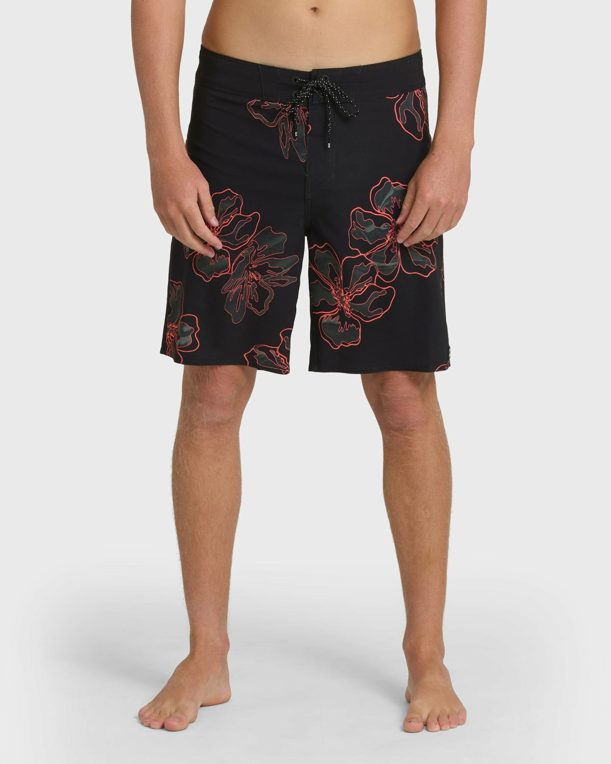 Billabong Men's Sundays Pro 19\" Boardshorts - Black Multi - Black