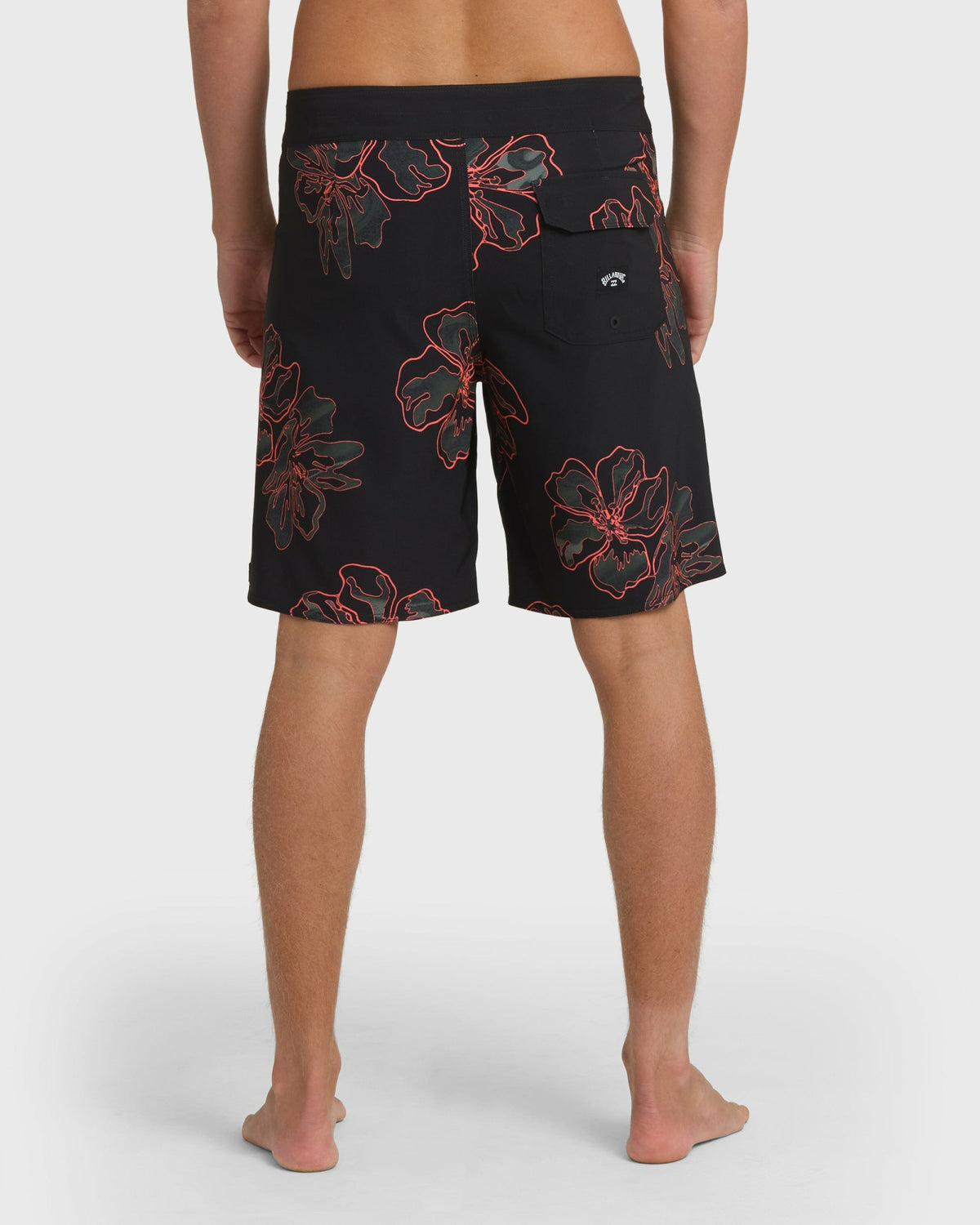Billabong Men's Sundays Pro 19\" Boardshorts - Black Multi - Black