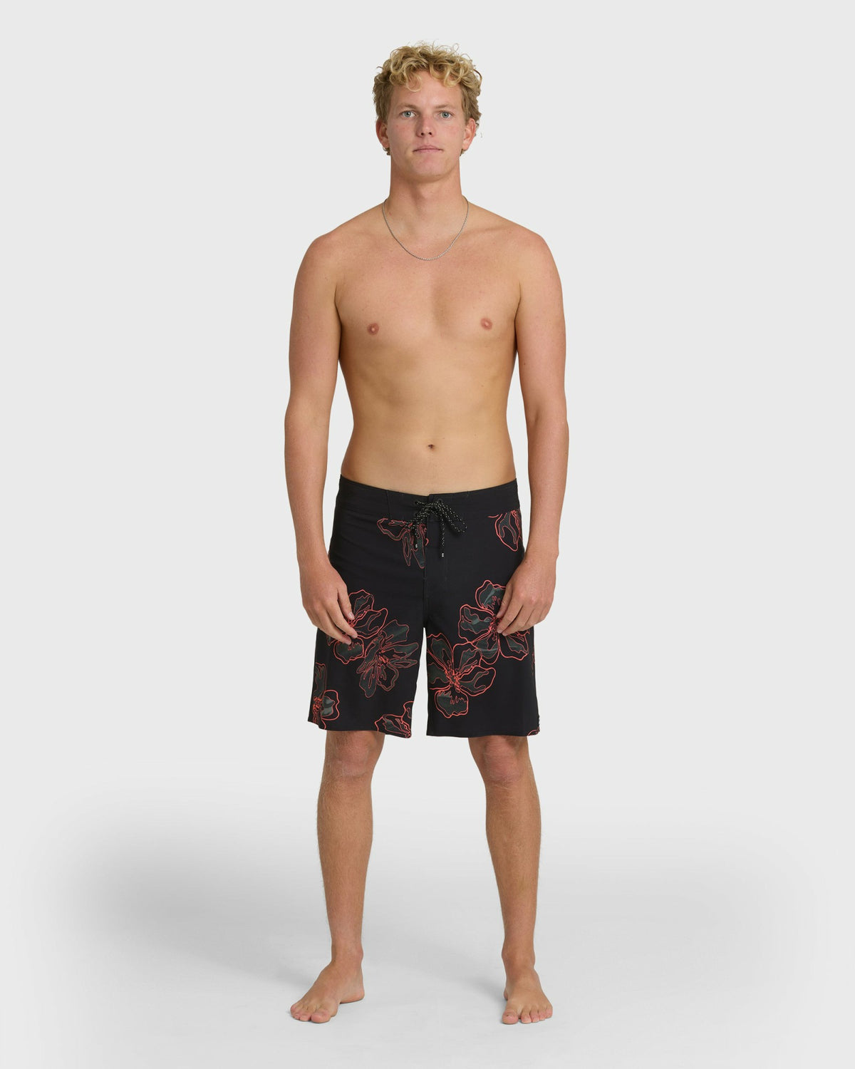 Billabong Men's Sundays Pro 19\" Boardshorts - Black Multi - Black