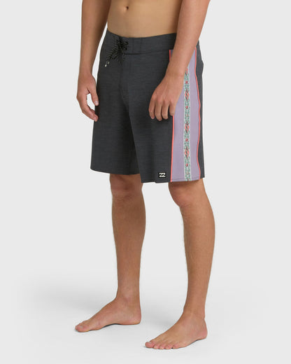 Billabong Men's Dbah Pro 19\" Boardshorts - Black Vintage - Black Vintage
