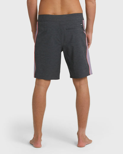 Billabong Men's Dbah Pro 19\" Boardshorts - Black Vintage - Black Vintage