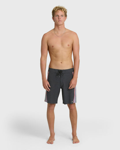 Billabong Men's Dbah Pro 19\" Boardshorts - Black Vintage - Black Vintage