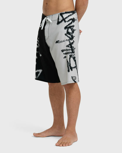 Billabong Men's Inverted Pro 22\" Boardshorts - Washed Black