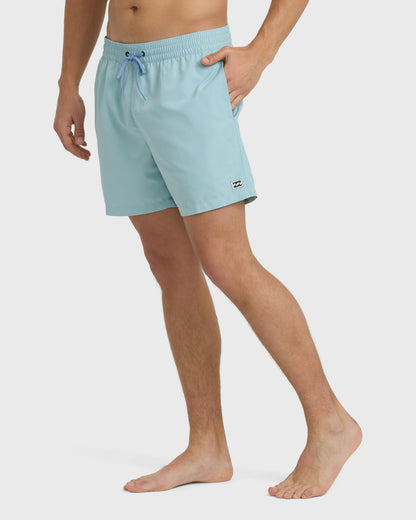Billabong Men's All Day Laybacks 16\" Trunks - Dusty Blue
