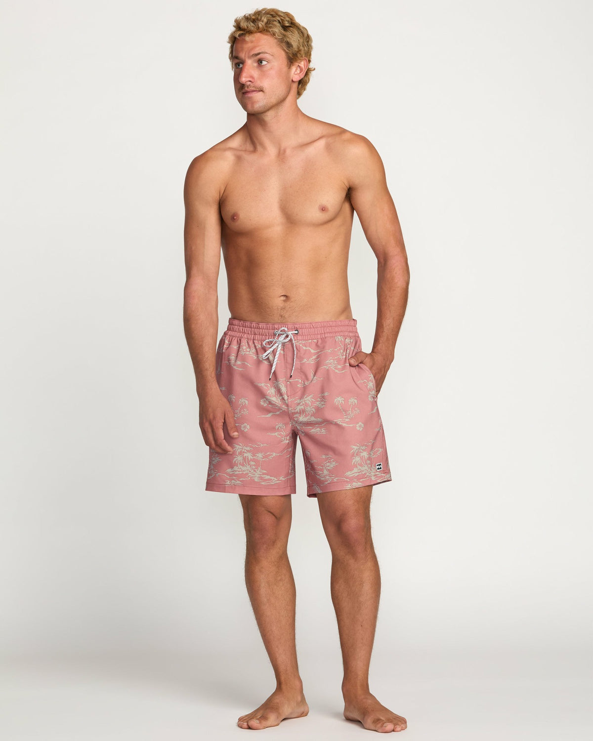 Billabong Men's Lineup Laybacks 16\" Trunks - Dusty Rose