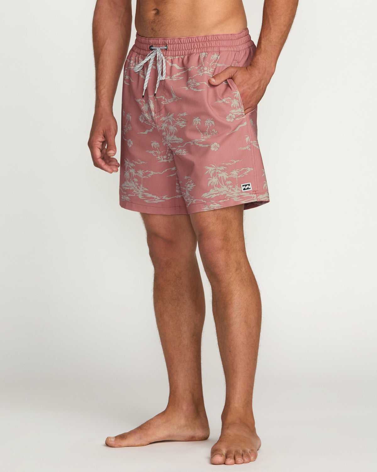Billabong Men's Lineup Laybacks 16\" Trunks - Dusty Rose