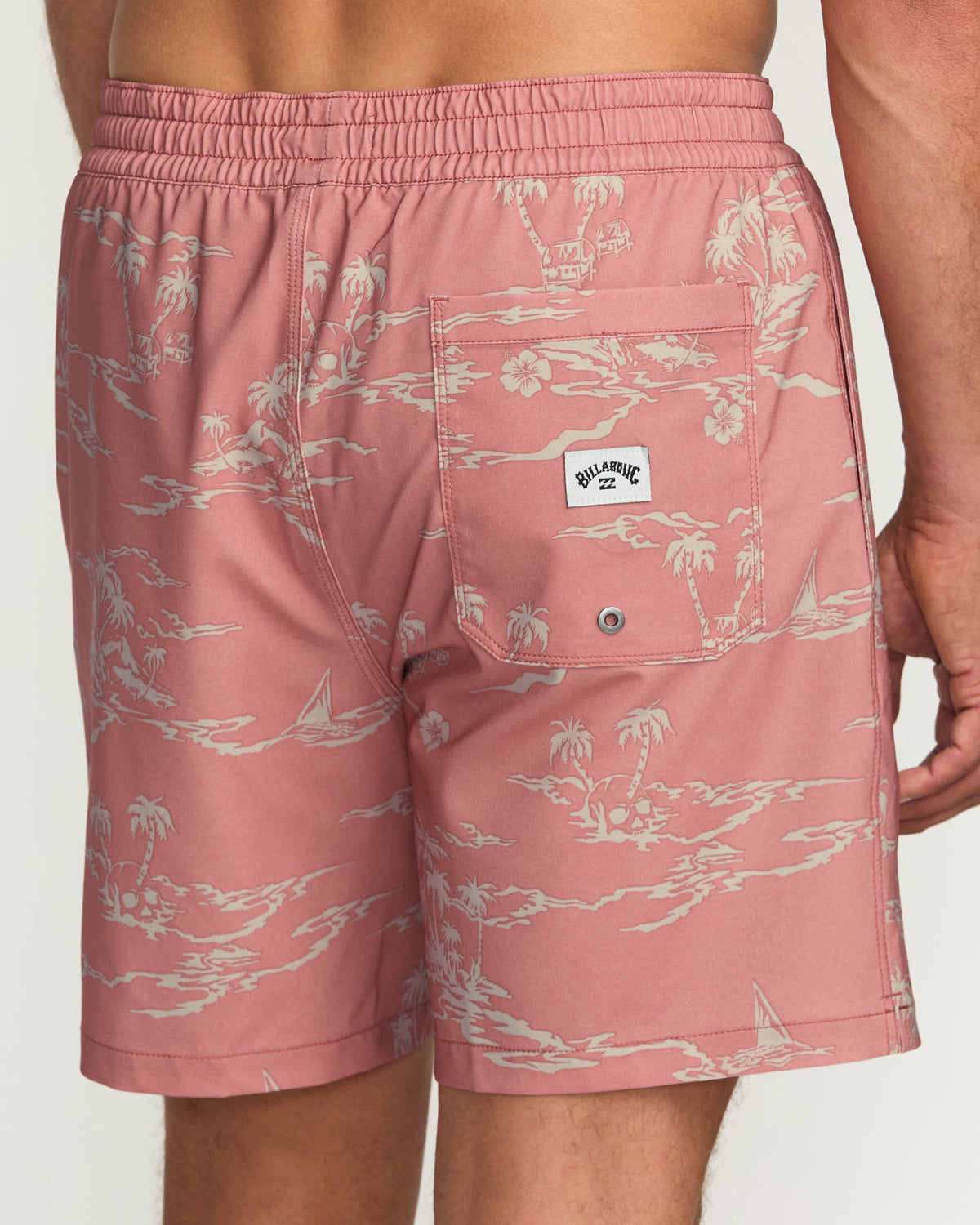 Billabong Men's Lineup Laybacks 16\" Trunks - Dusty Rose