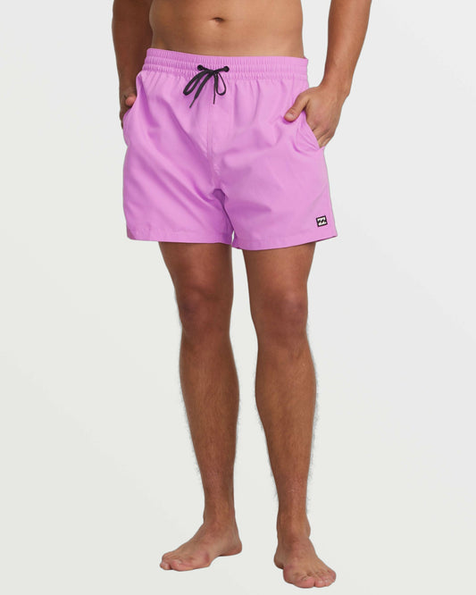 Billabong Men's All Day Laybacks 16\" Trunks - Fuschia