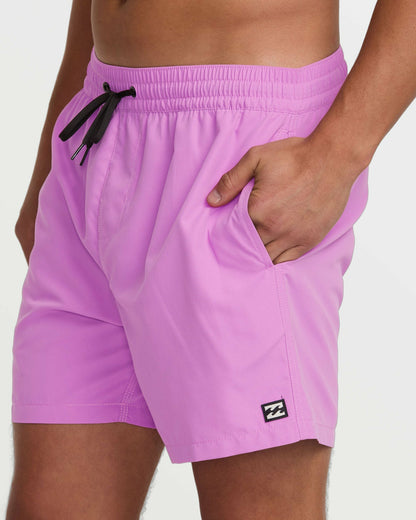 Billabong Men's All Day Laybacks 16\" Trunks - Fuschia