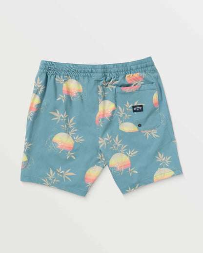 Billabong Men's Good Times Layback 16\" Trunks - Washed Blue