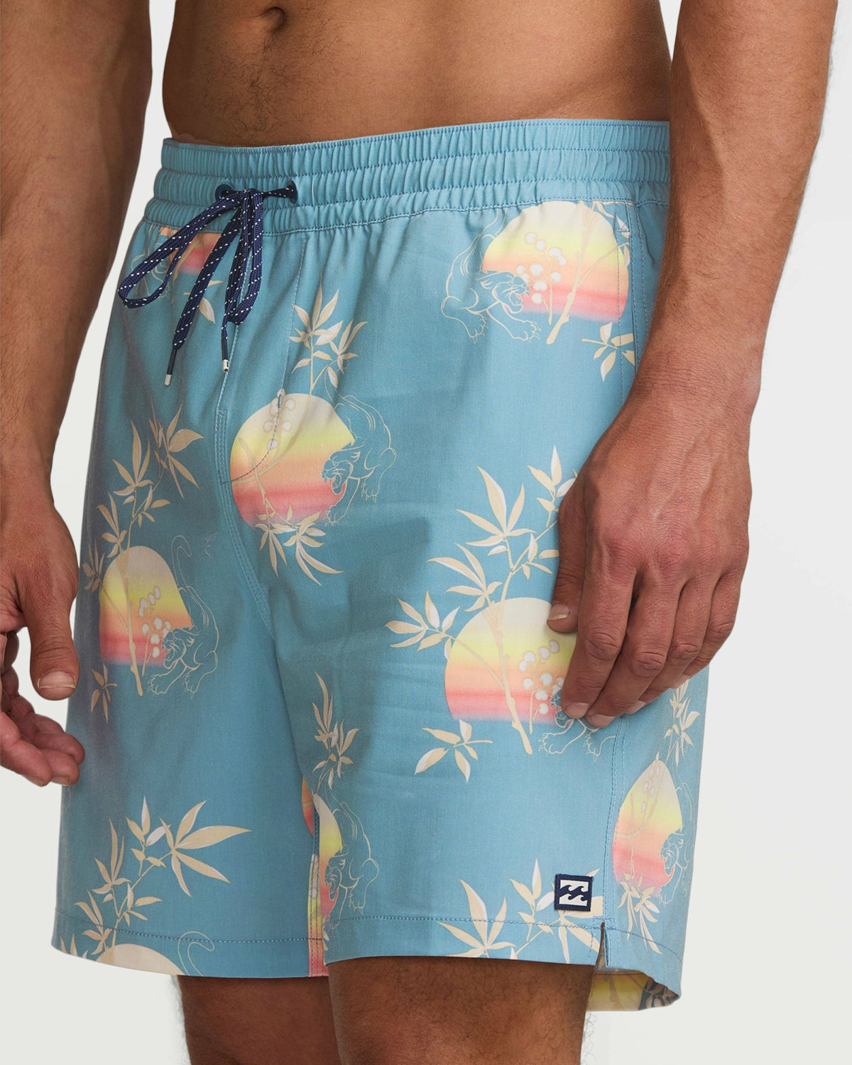 Billabong Men's Good Times Layback 16\" Trunks - Washed Blue