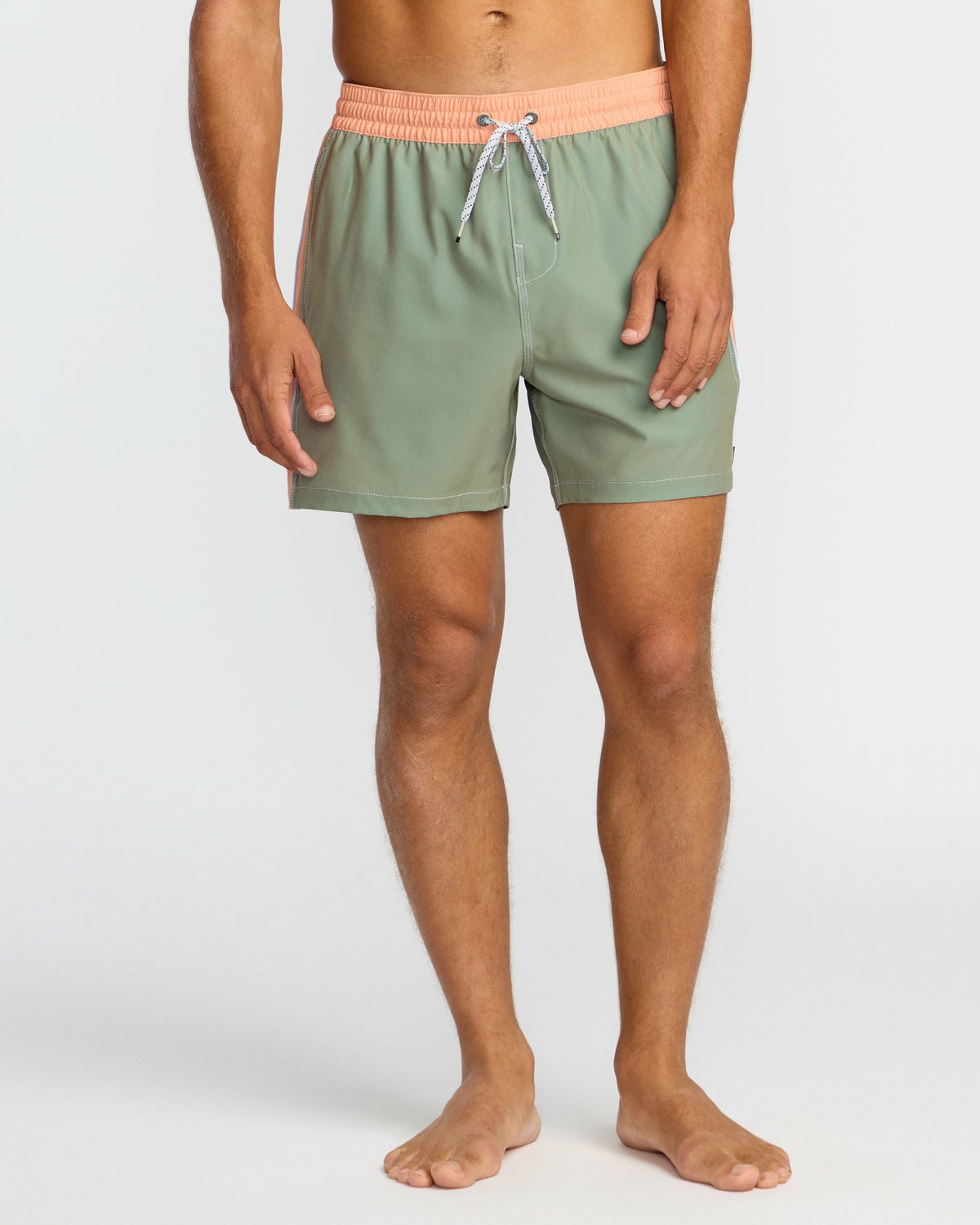 Billabong Men's Dbah Panel Laybacks Swim Trunk - Green Ash