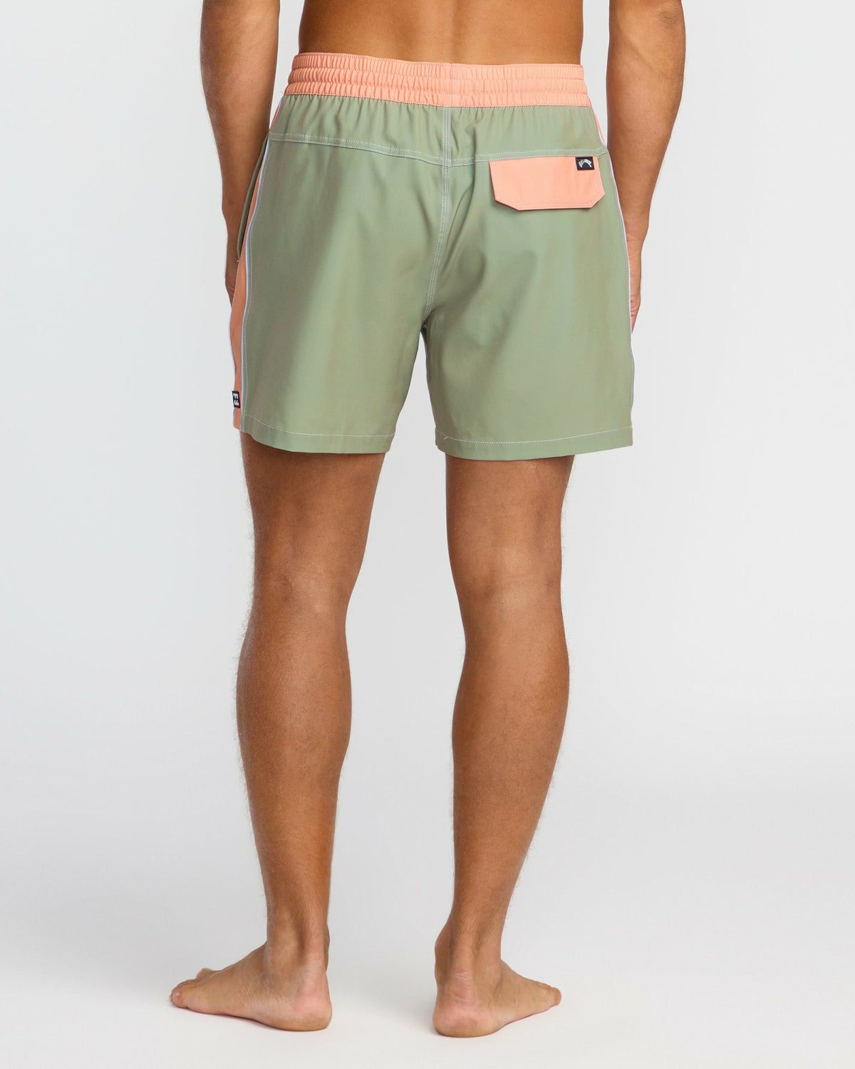 Billabong Men's Dbah Panel Laybacks Swim Trunk - Green Ash