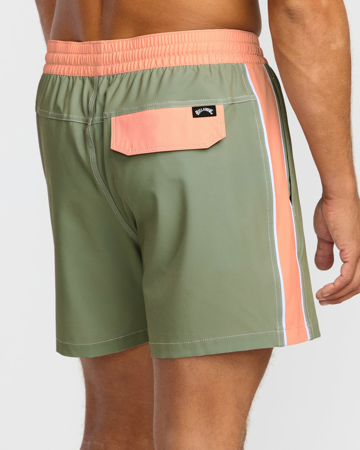 Billabong Men's Dbah Panel Laybacks Swim Trunk - Green Ash