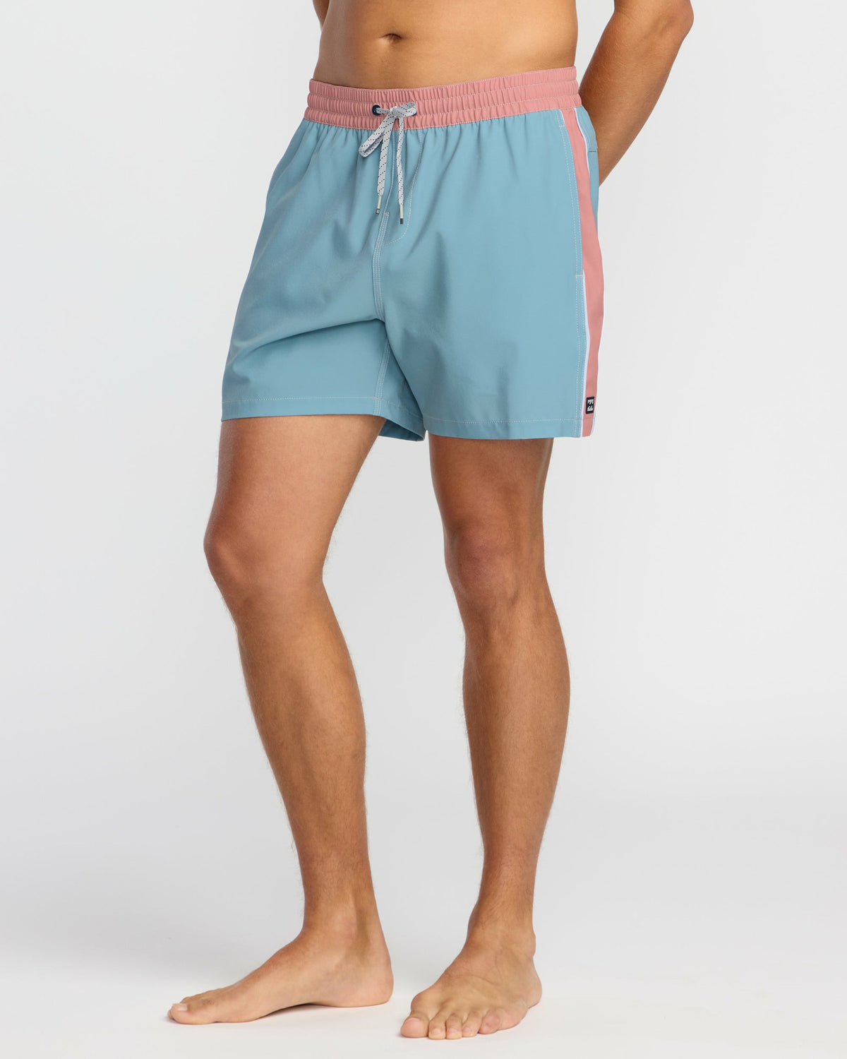 Billabong Men's Dbah Panel Laybacks Swim Trunk - Washed Blue