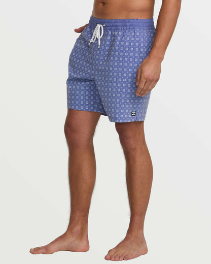 Billabong Men's Good Times Layback 16\" Trunks - Deep Blue