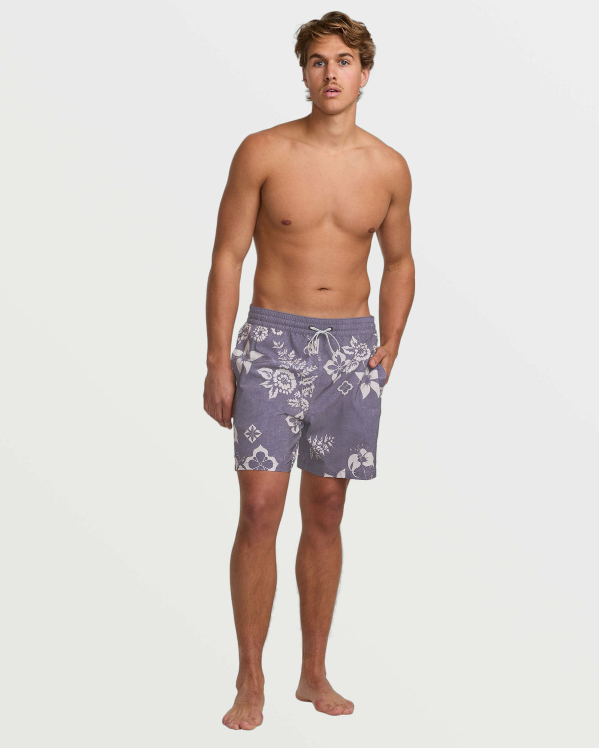 Billabong Men's Good Times Layback 16\" Trunks - Light Purple