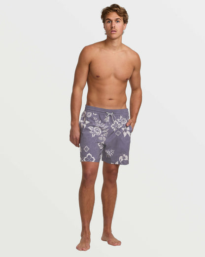 Billabong Men's Good Times Layback 16\" Trunks - Light Purple