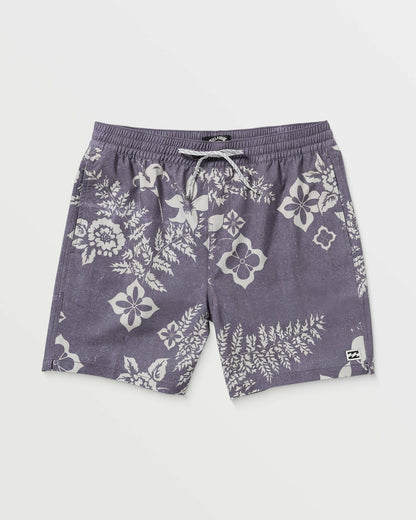 Billabong Men's Good Times Layback 16\" Trunks - Light Purple