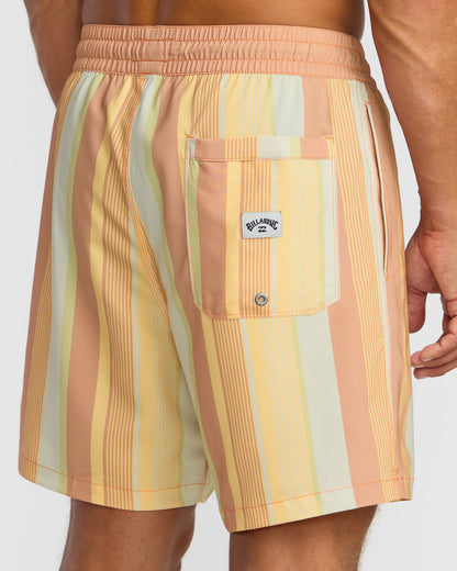 Billabong Men's Good Times Layback 16\" Trunks - Dusty Rose