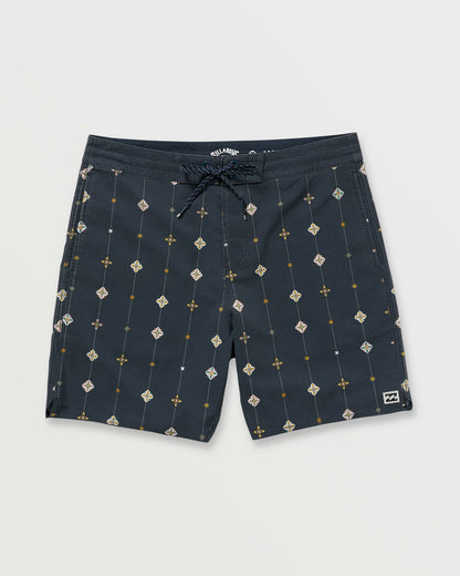Billabong Men's Good Times Lo Tide 18\" Boardshorts - Navy
