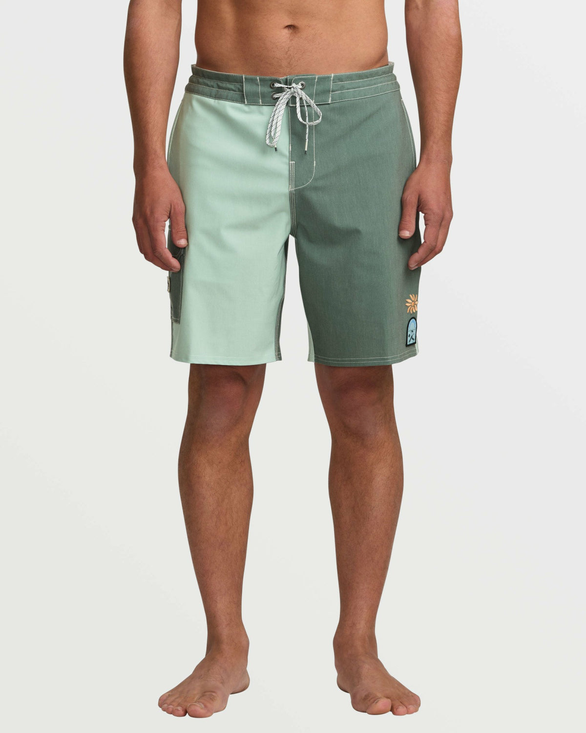 Billabong Men's Sunshine Lo Tide 19\" Boardshorts - Green Tea