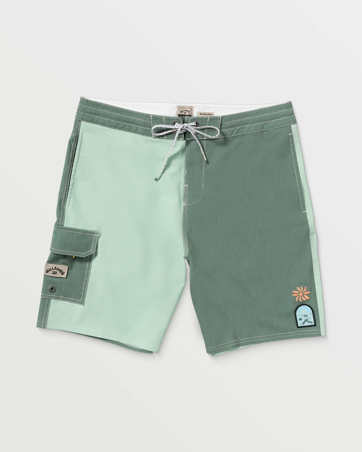 Billabong Men's Sunshine Lo Tide 19\" Boardshorts - Green Tea