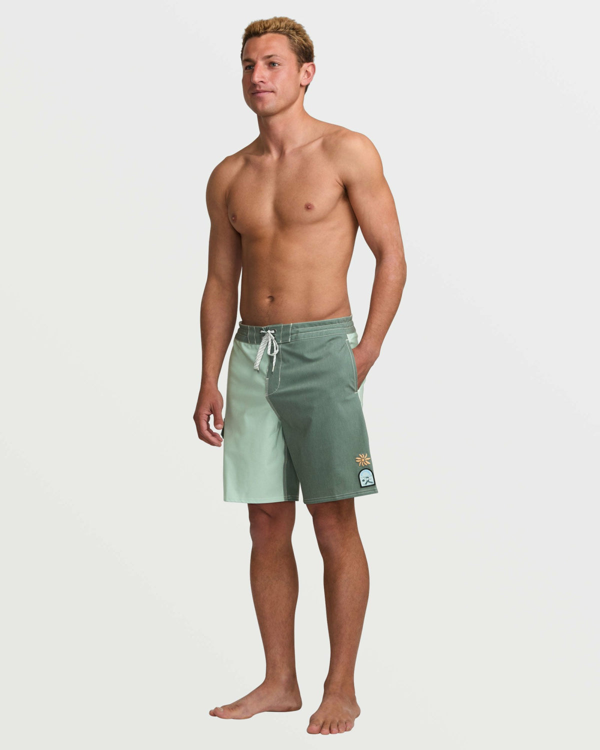 Billabong Men's Sunshine Lo Tide 19\" Boardshorts - Green Tea