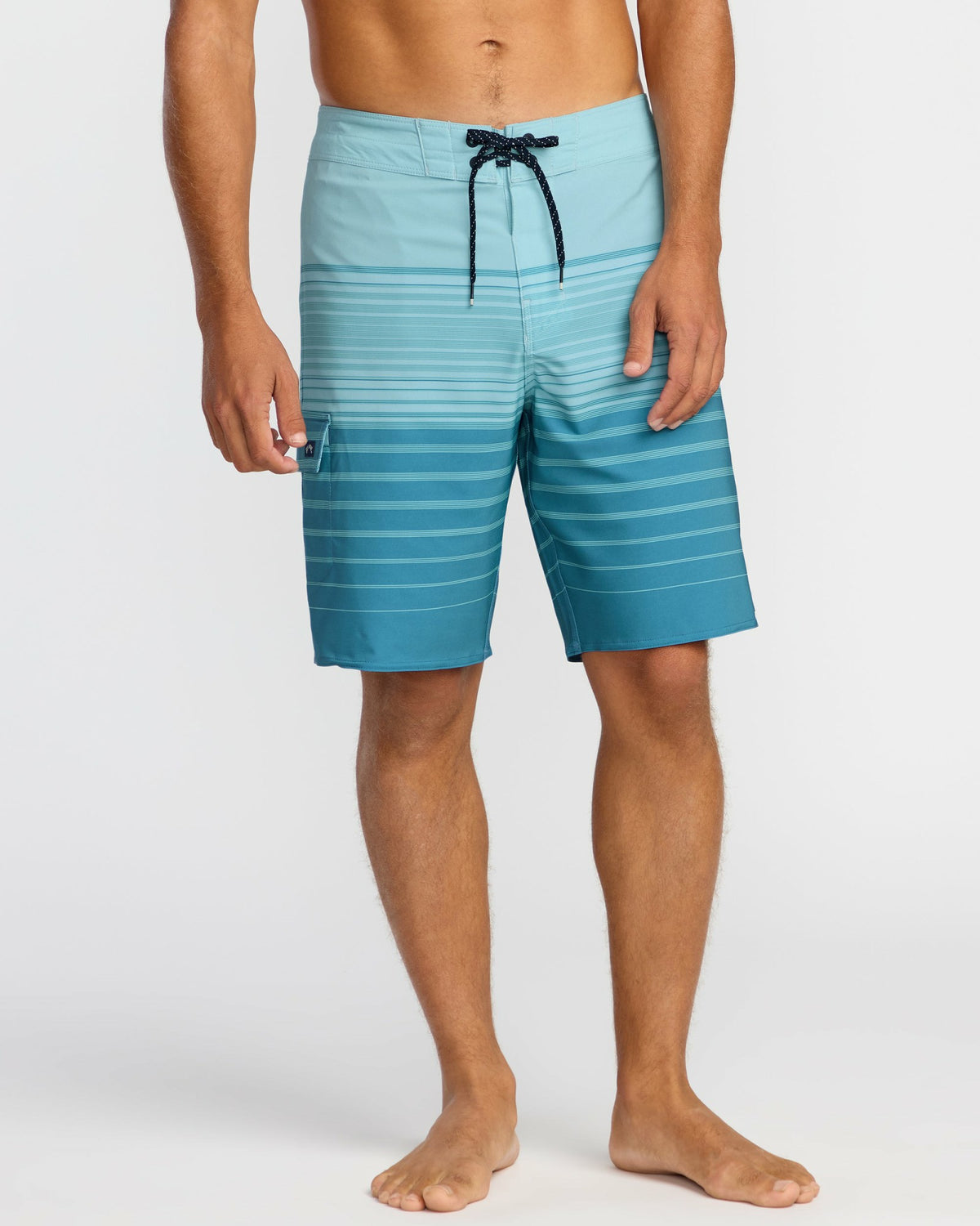 Billabong Men's All Day Stripe Pro Performance 20\" Boardshorts - Dusty Blue