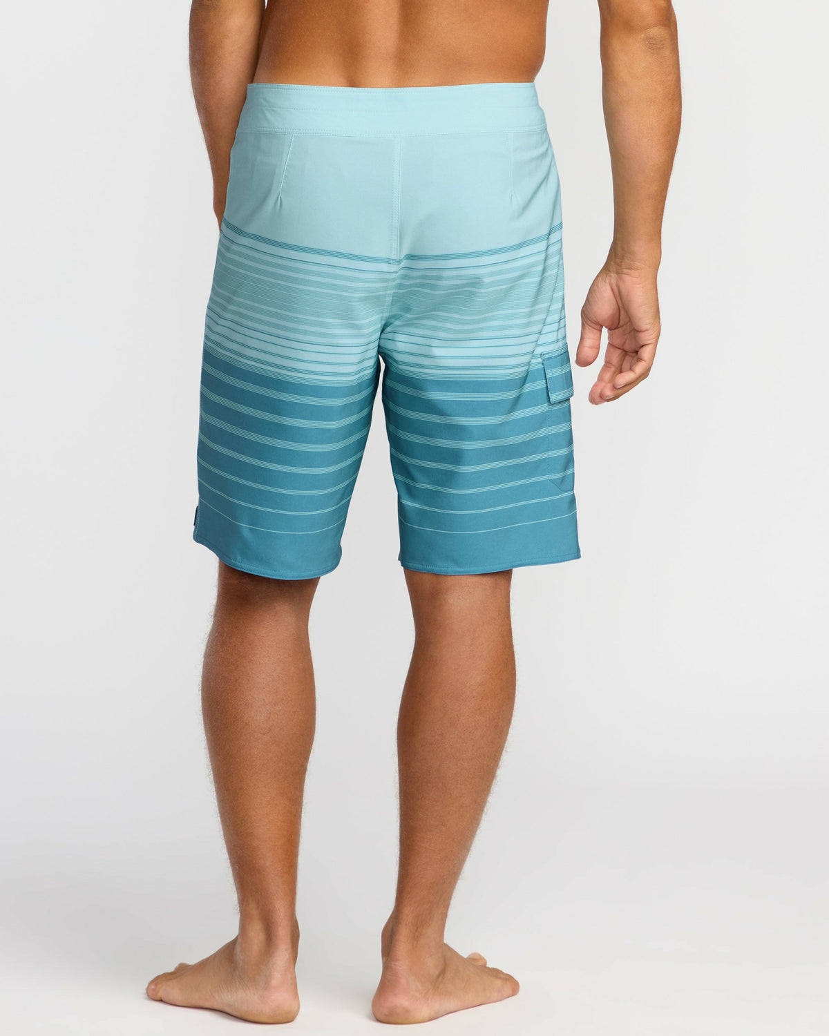 Billabong Men's All Day Stripe Pro Performance 20\" Boardshorts - Dusty Blue