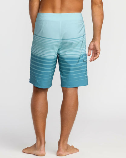 Billabong Men's All Day Stripe Pro Performance 20\" Boardshorts - Dusty Blue