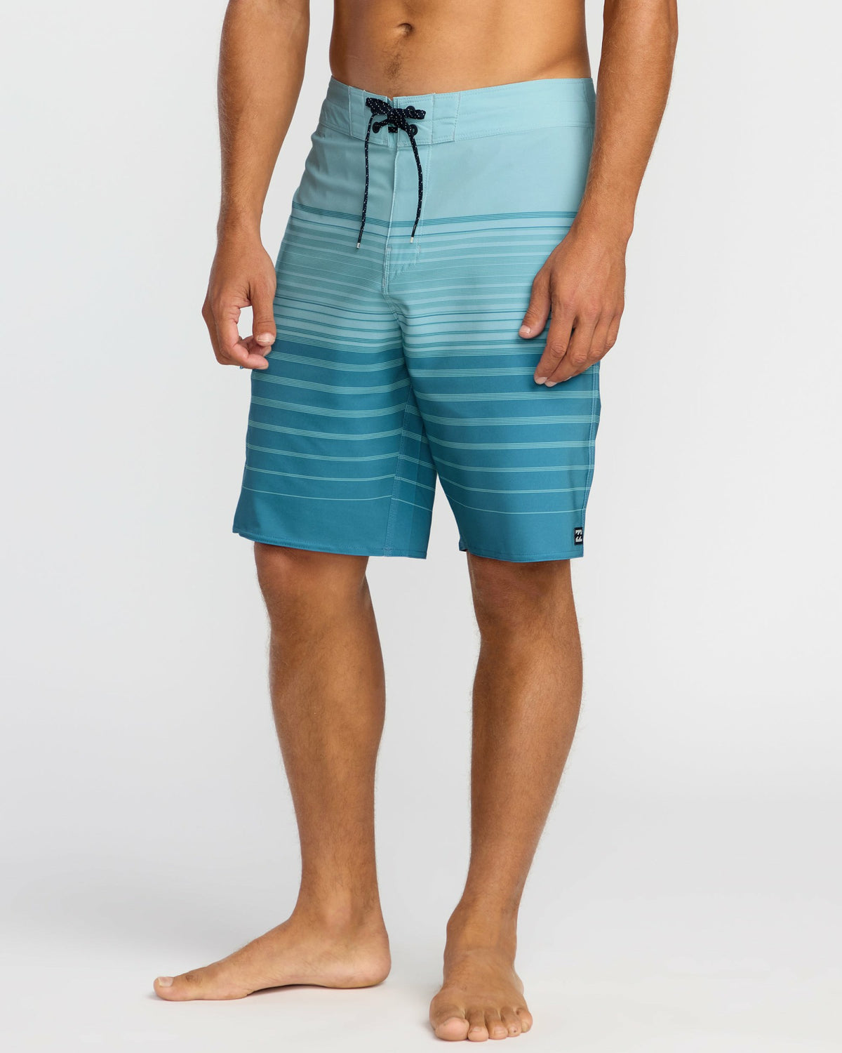 Billabong Men's All Day Stripe Pro Performance 20\" Boardshorts - Dusty Blue
