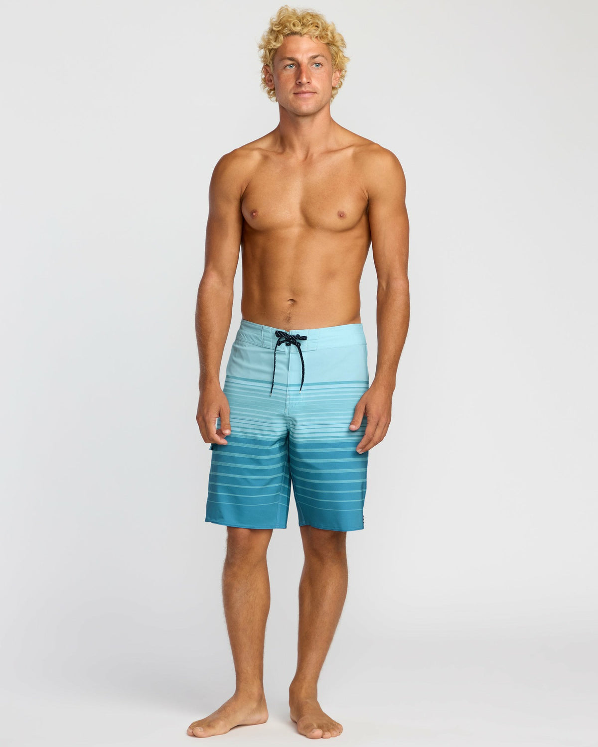 Billabong Men's All Day Stripe Pro Performance 20\" Boardshorts - Dusty Blue