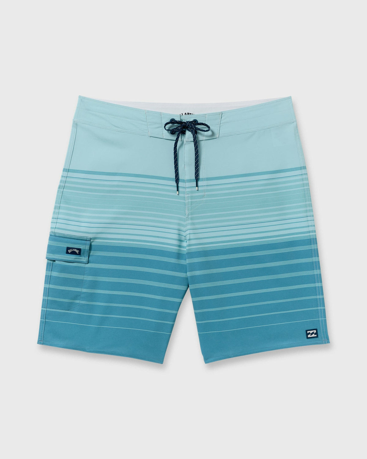 Billabong Men's All Day Stripe Pro Performance 20\" Boardshorts - Dusty Blue