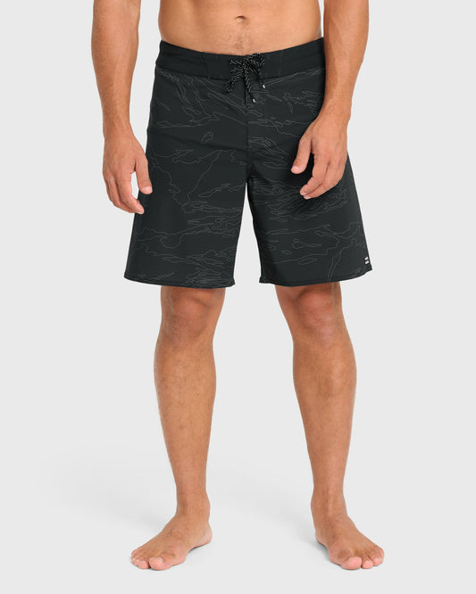 Billabong Men's Sundays Airlite 19\" Boardshorts - Black Camo - Black Camo