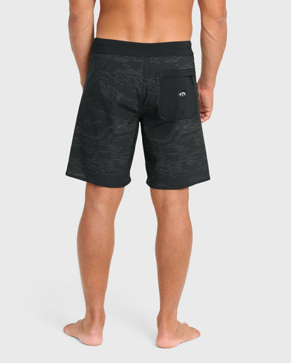 Billabong Men's Sundays Airlite 19\" Boardshorts - Black Camo - Black Camo