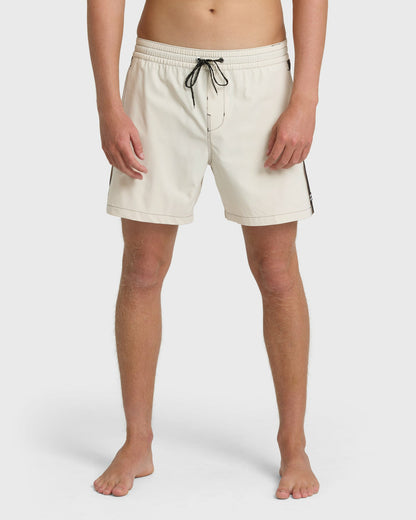 Billabong Men's Dbah Panel Layback 16\" Trunks - Oatmeal