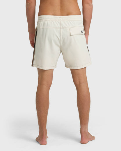 Billabong Men's Dbah Panel Layback 16\" Trunks - Oatmeal