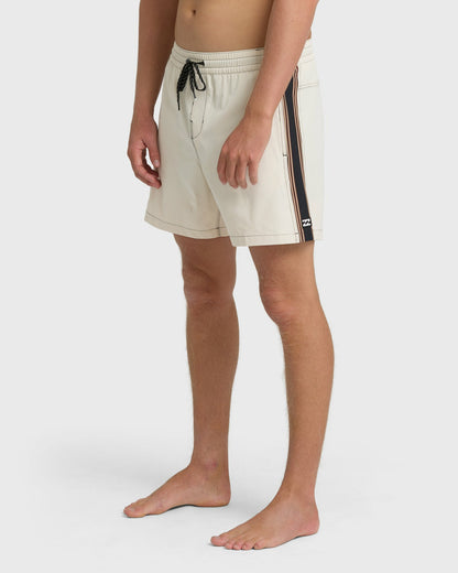 Billabong Men's Dbah Panel Layback 16\" Trunks - Oatmeal
