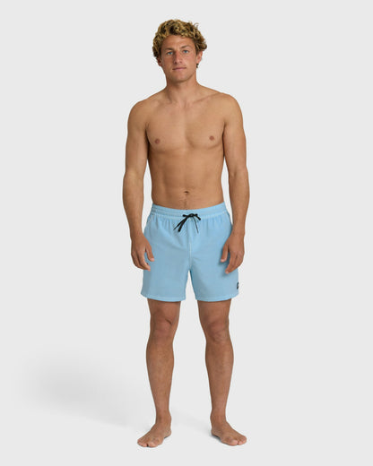 Billabong Men's Every Other Day Wave Washed Layback 16\" Trunks - Corydalis Blue