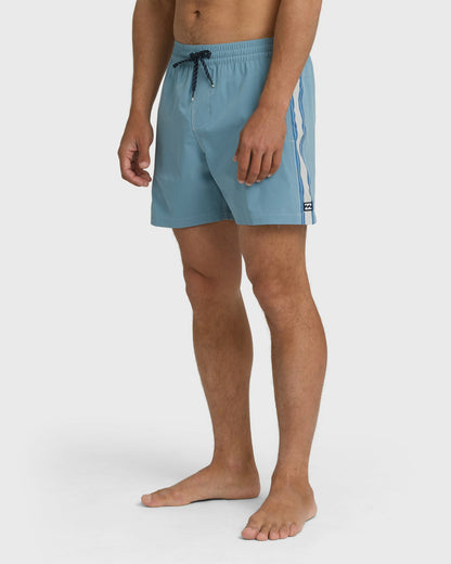 Billabong Men's Dbah Panel Layback 16\" Trunks - Blue Fog