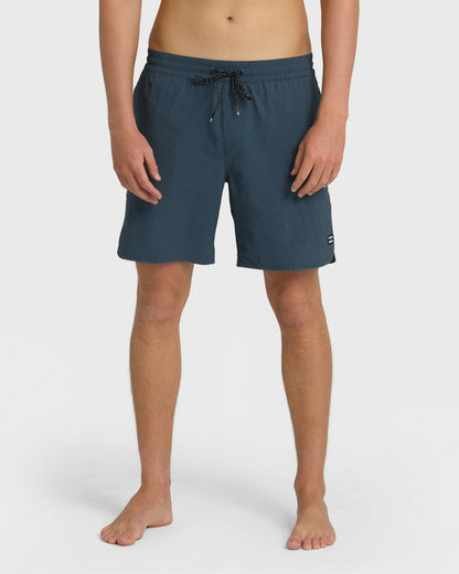 Billabong Men's Reform Layback 17\" Trunks - Dark Denim