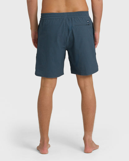 Billabong Men's Reform Layback 17\" Trunks - Dark Denim