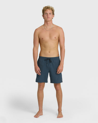Billabong Men's Reform Layback 17\" Trunks - Dark Denim
