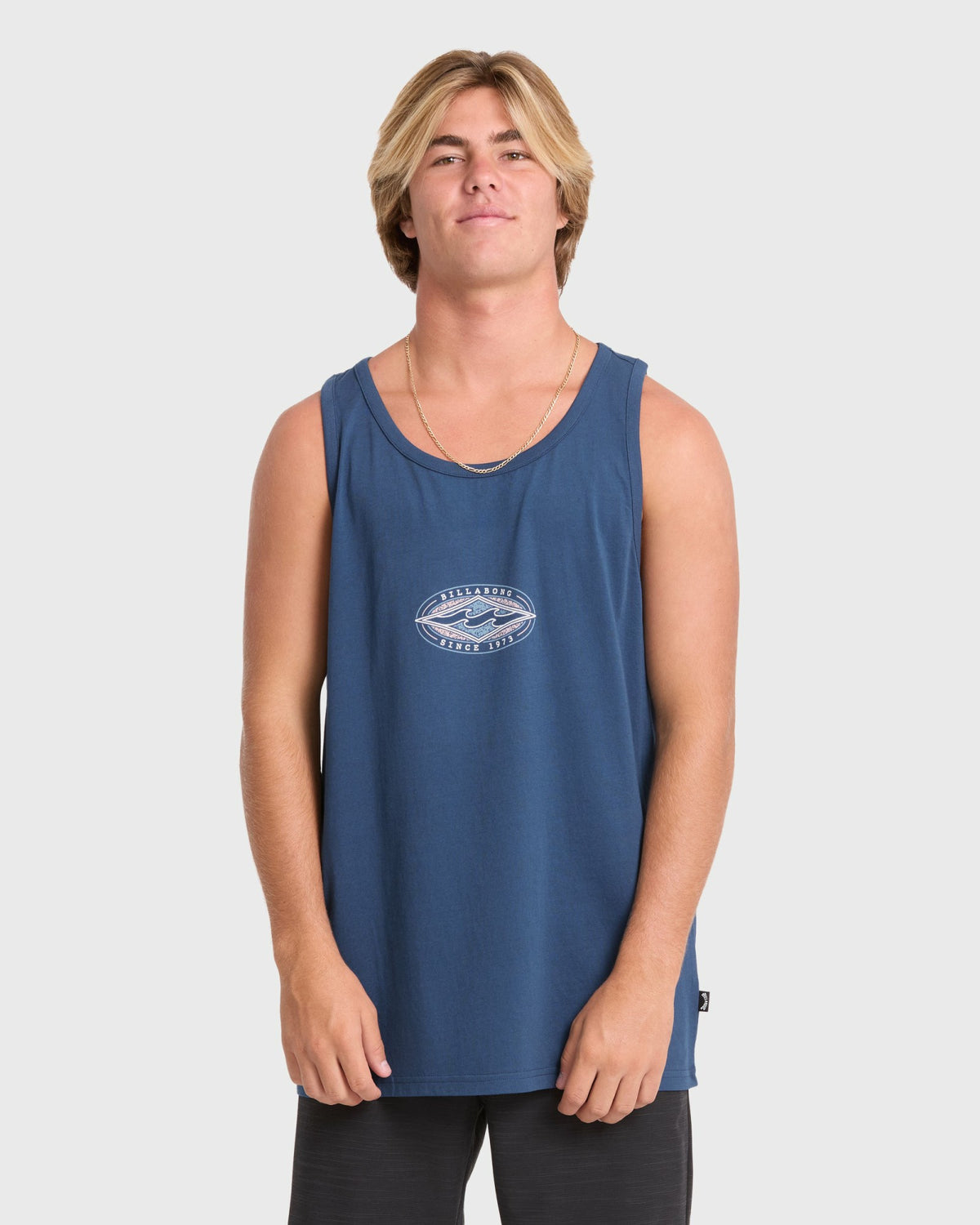 Billabong Men's Rotor Diamond Premium Tank Top - Dark Denim