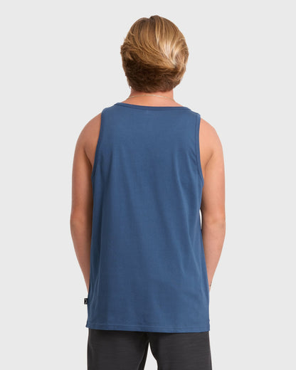 Billabong Men's Rotor Diamond Premium Tank Top - Dark Denim