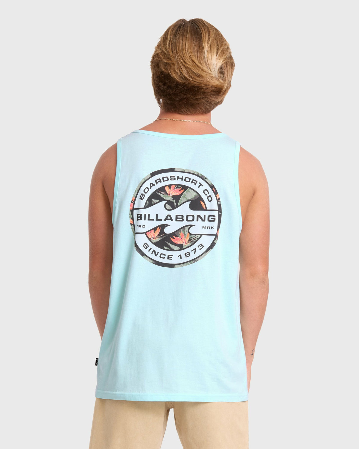 Billabong Men's Hollow Premium Tank Top - Coastal Blue